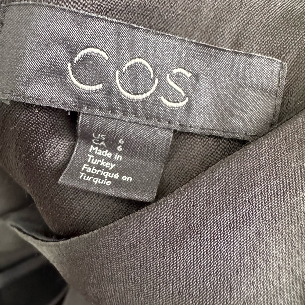 COS Double Strap Jumpsuit Size 6 in Black - Picture 8 of 11
